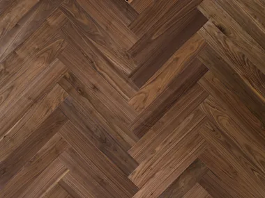 HERRINGBONE 90° FLOOR CA' FOSCOLO - Walnut flooring _ FOGLIE D'ORO